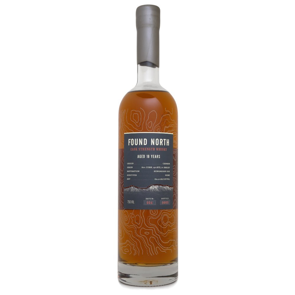 Found North 18 Year Old Cask Strength Batch 004 Canadian Whisky Found North Whisky   