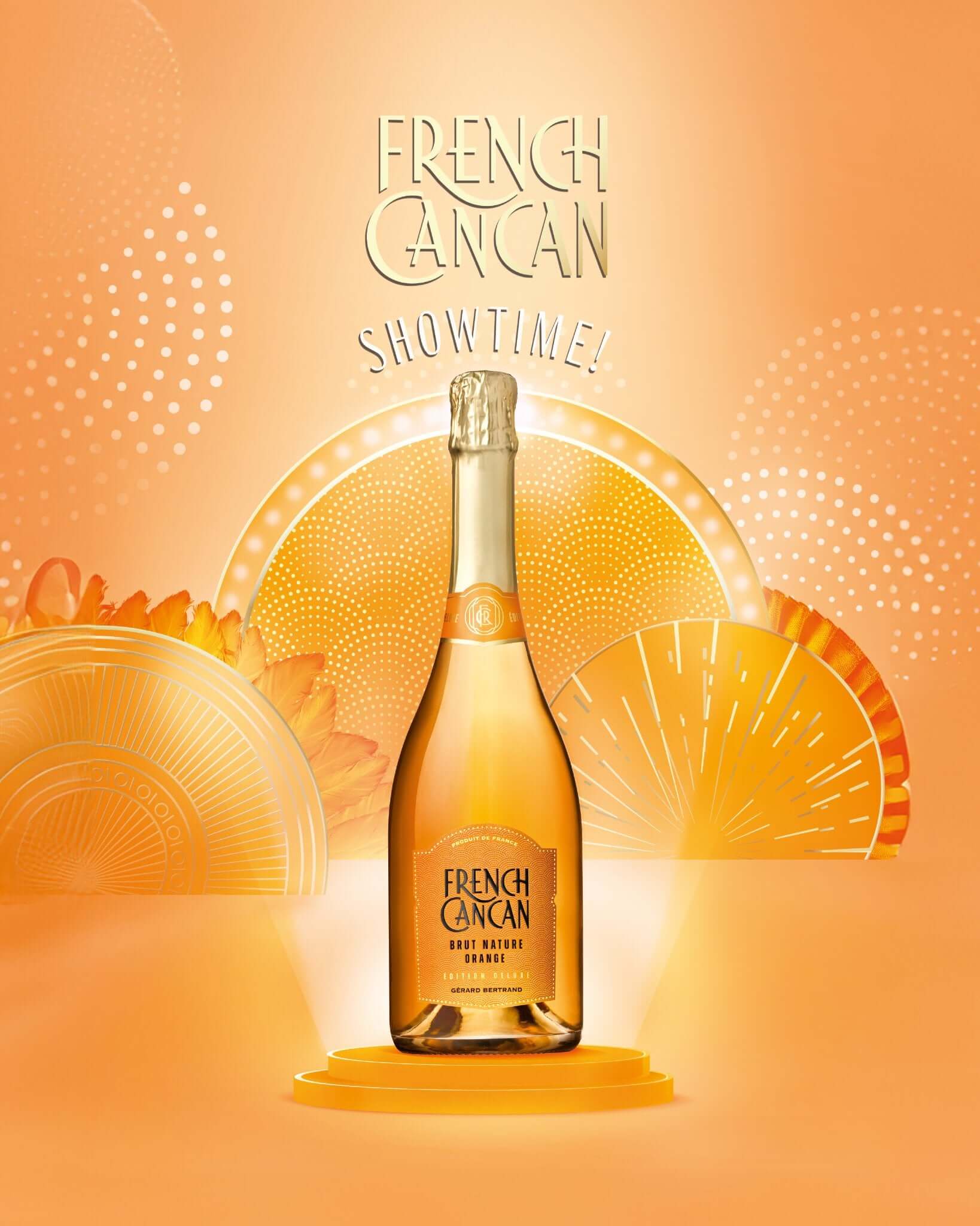 French Cancan Orange Sparkling Wine Gérard Bertrand   