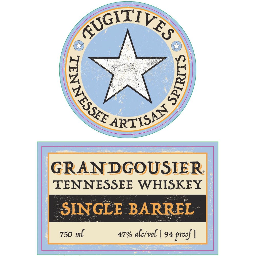 Fugitives Grandgousier Single Barrel Tennessee Whiskey American Whiskey Fugitives Spirits