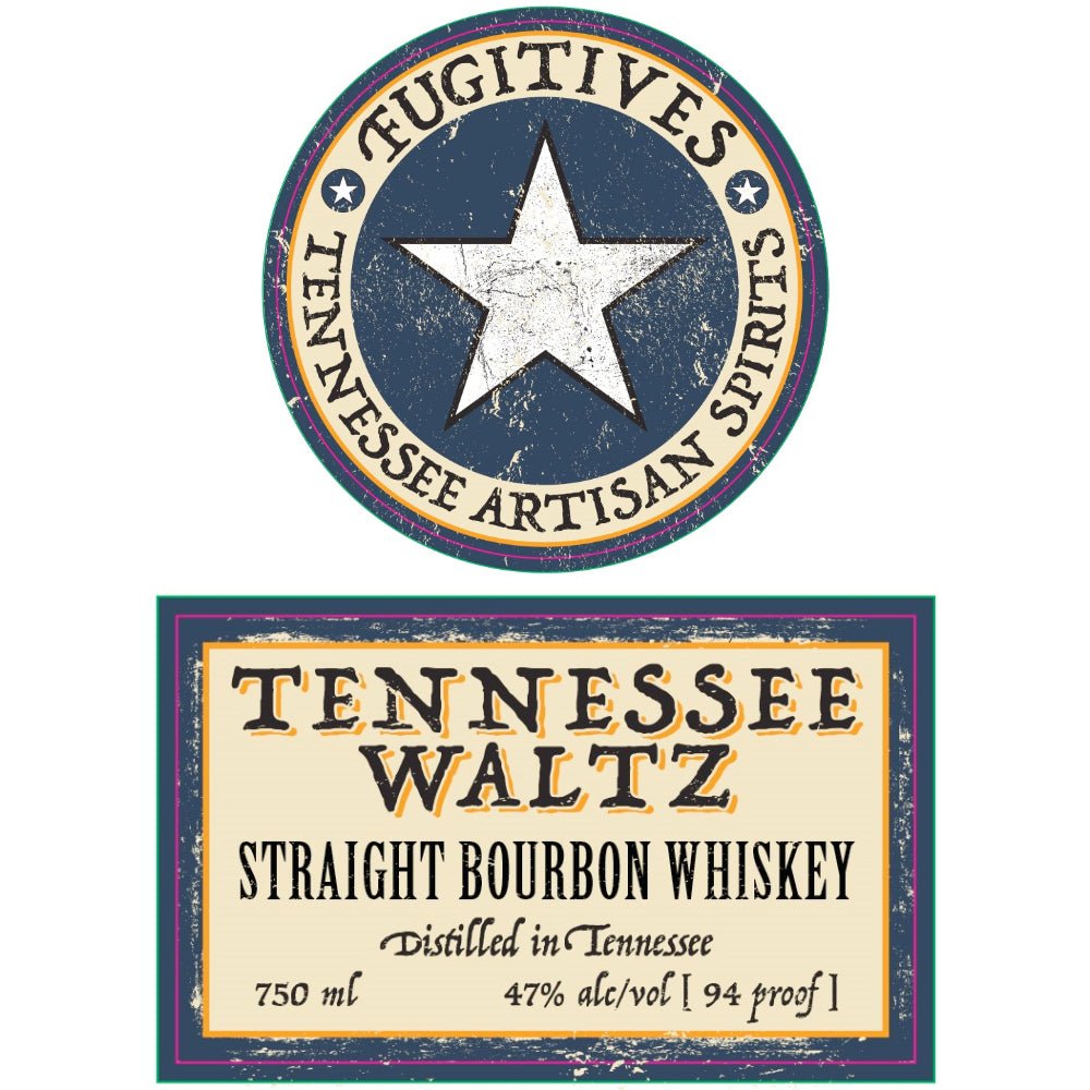 Fugitives Tennessee Waltz Straight Bourbon Bourbon Fugitives Spirits