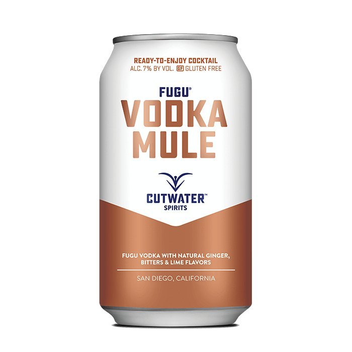 Fugu Vodka Mule (4 Pack - 12 Ounce Cans) Canned Cocktails Cutwater Spirits   