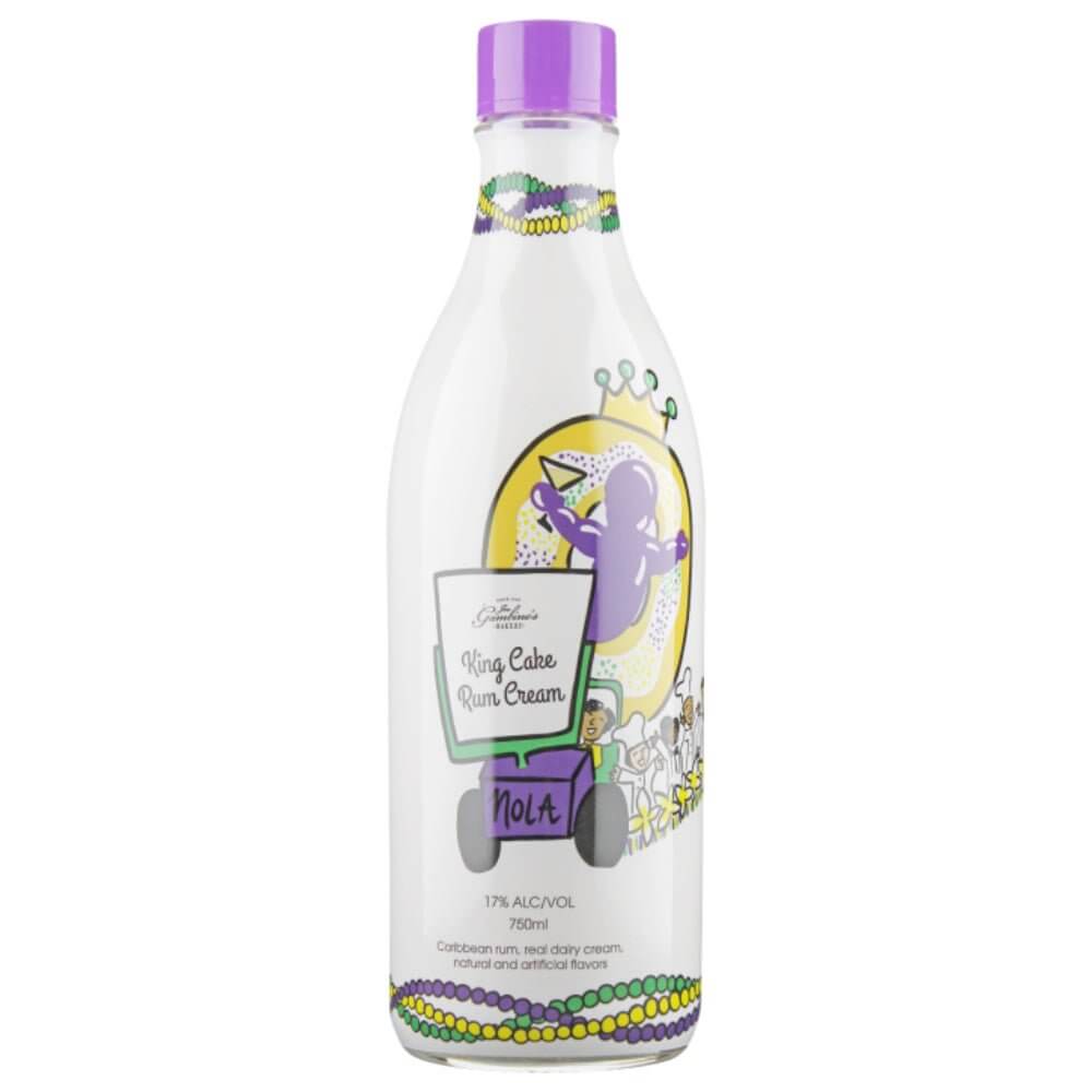 Gambino's King Cake Rum Cream Liqueur Gambinos Bakery