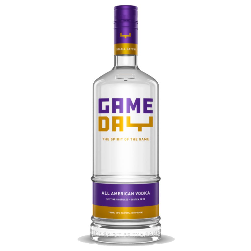 GameDay Vodka Purple & Gold Vodka Game Day Vodka