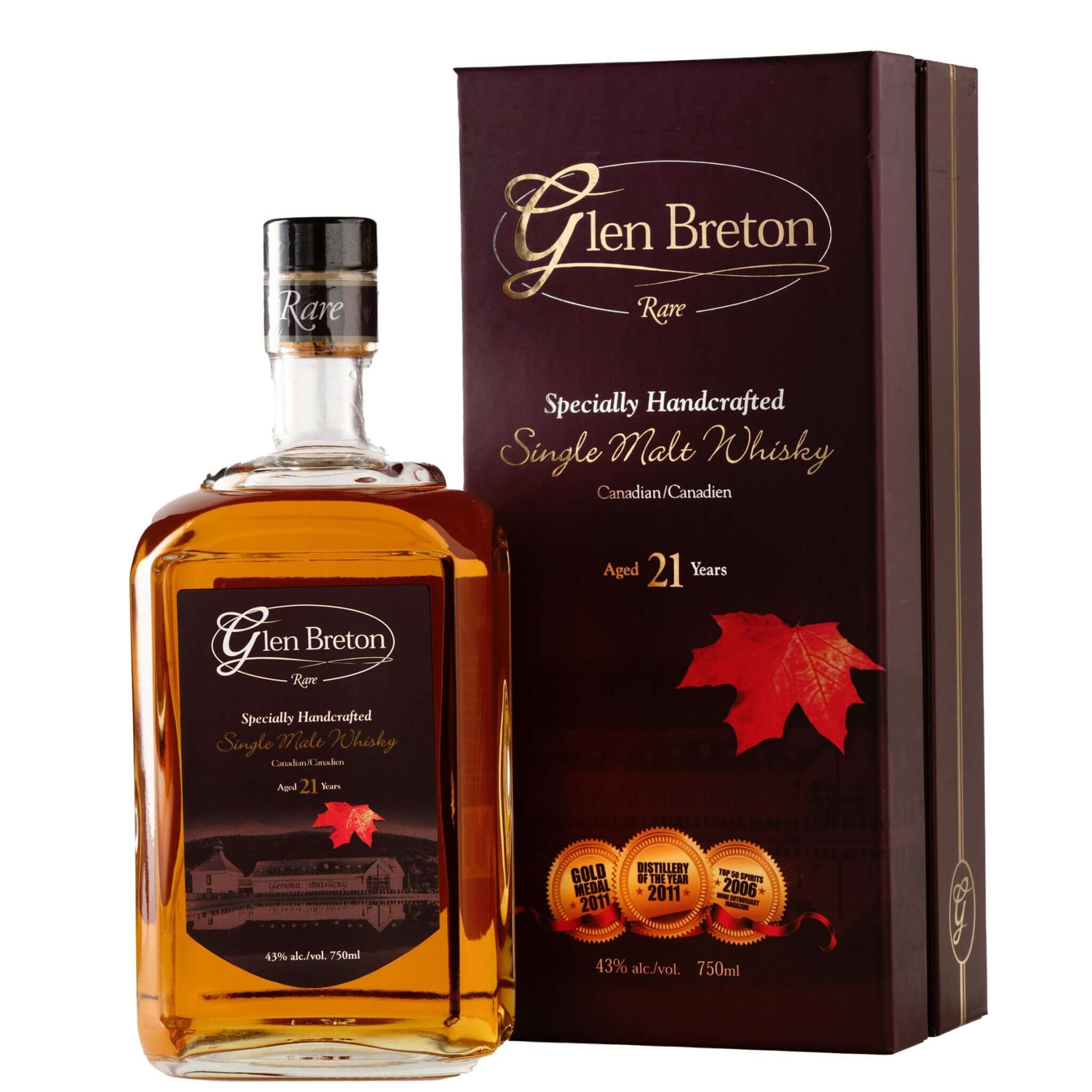 Glen Breton 21 Year Rare Single Malt Whisky Single Malt Whiskey GlenBreton