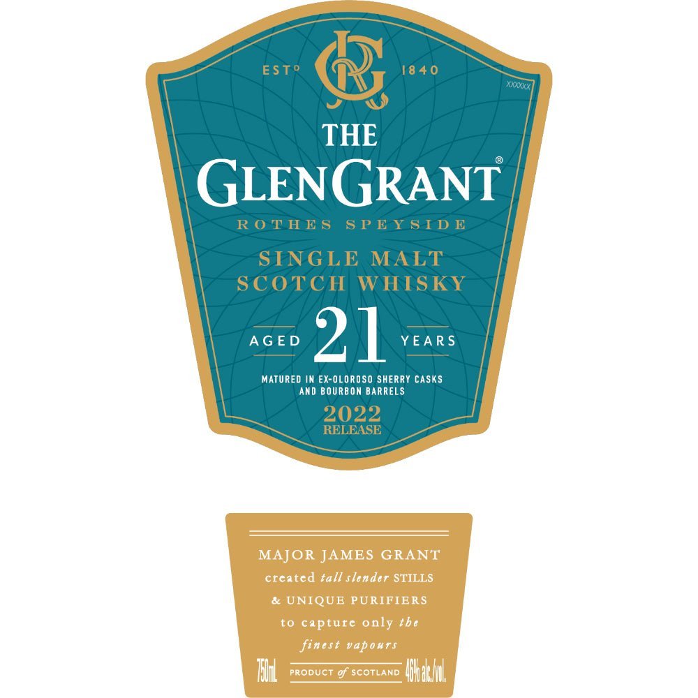 Glen Grant 21 Year Old 2022 Release Scotch Glen Grant   