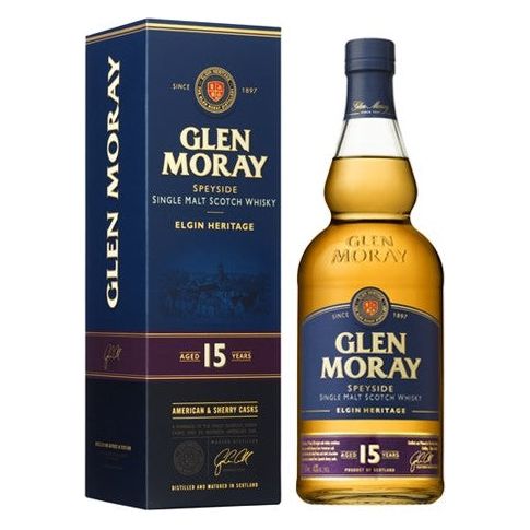 Glen Moray 15 Year Old Single Malt Scotch Glen Moray 750ml  