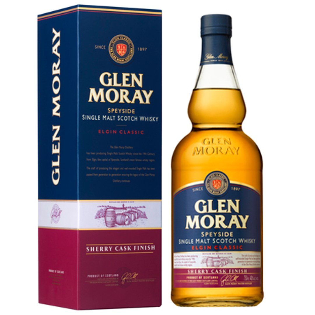 Glen Moray Sherry Cask Finish Single Malt Scotch Glen Moray   