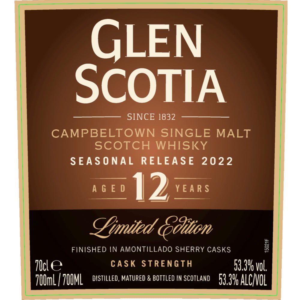 Glen Scotia 12 Year Old Seasonal Release 2022 Scotch Glen Scotia   