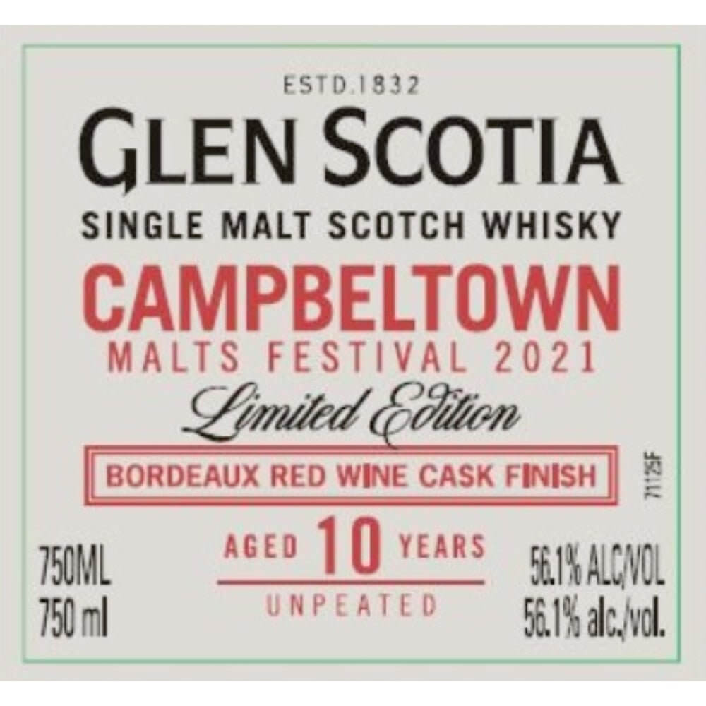 Glen Scotia Campletown Malts Festival 2021 Scotch Glen Scotia