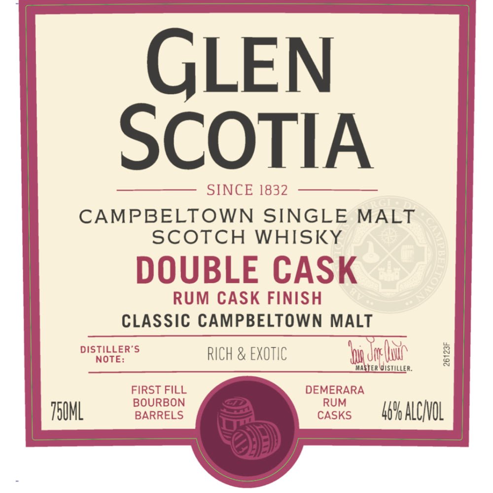 Glen Scotia Double Cask Rum Finish Scotch Glen Scotia   