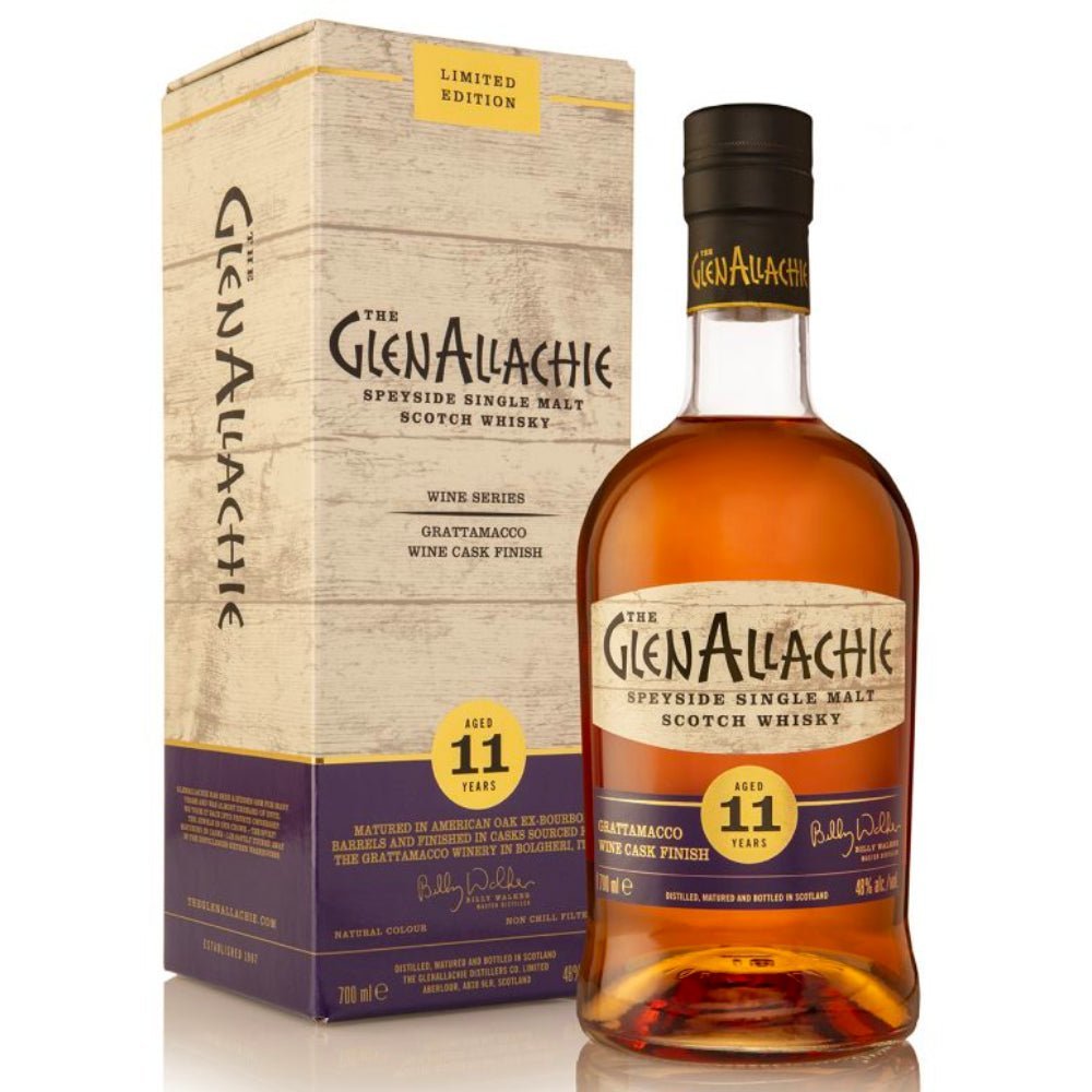 GlenAllachie 11 Year Old Grattamacco Wine Cask Finish Scotch GlenAllachie   