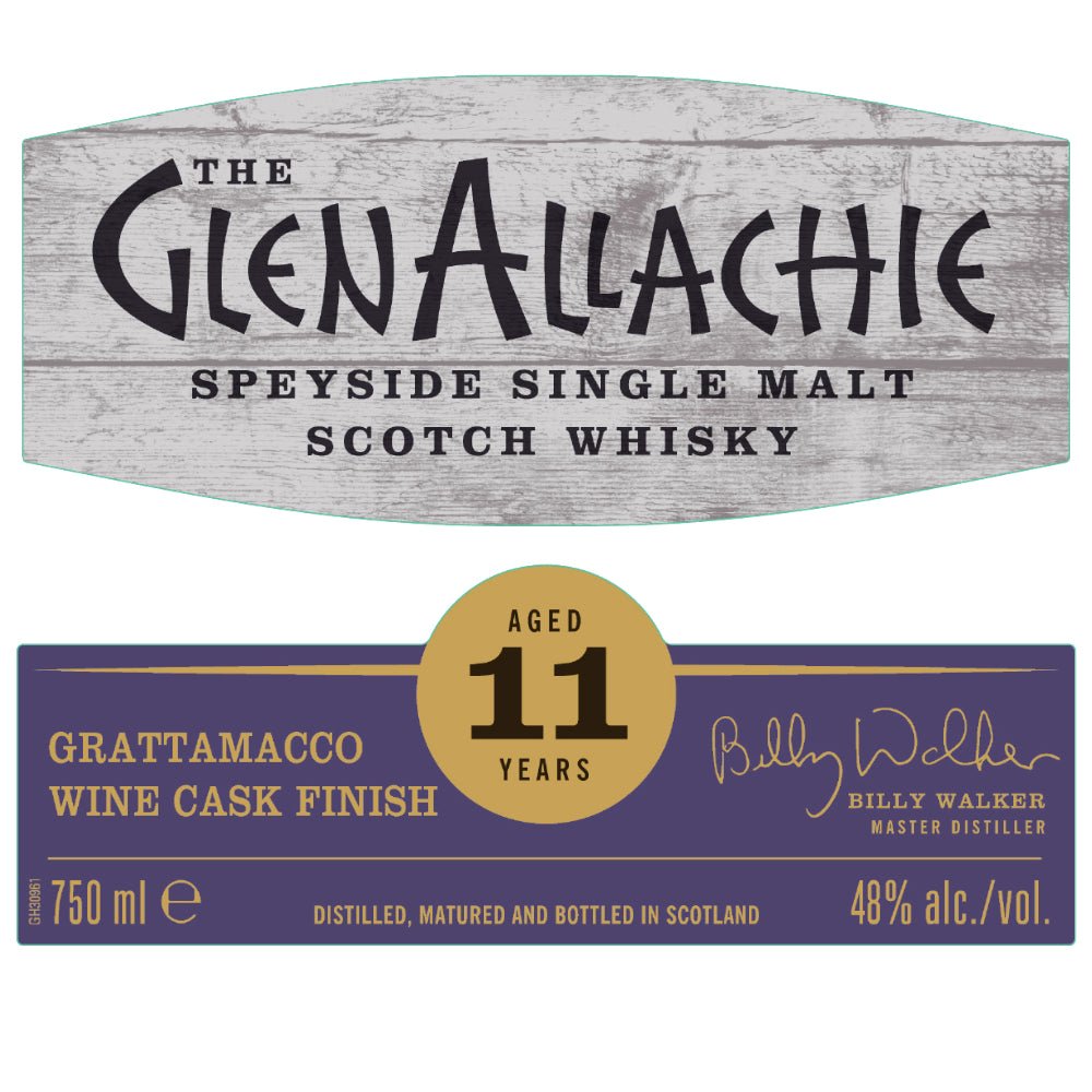 GlenAllachie 11 Year Old Grattamacco Wine Cask Finish Scotch GlenAllachie   