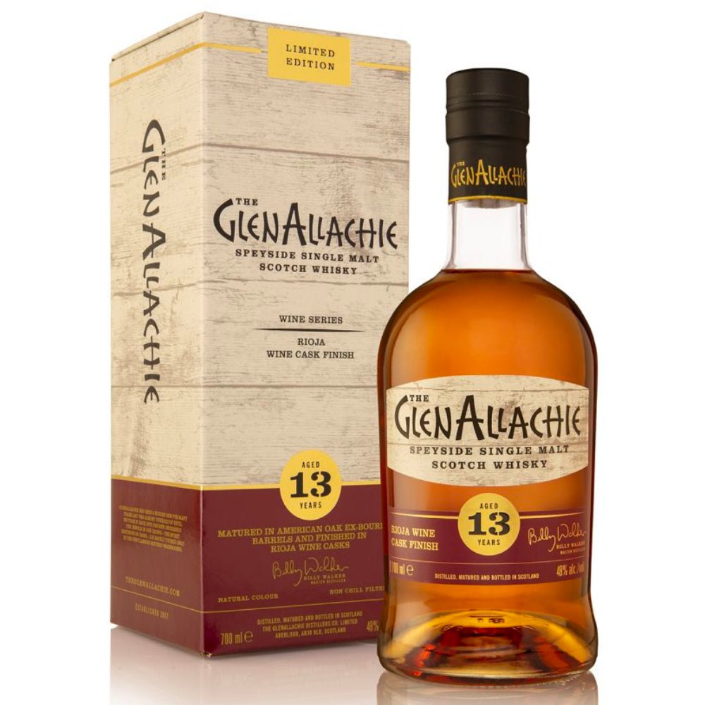 GlenAllachie 13 Years Old Rioja Wine Cask Finish Scotch GlenAllachie   