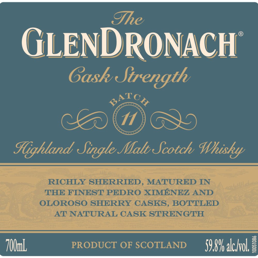 Glendronach Cask Strength Batch 11 Scotch Glendronach