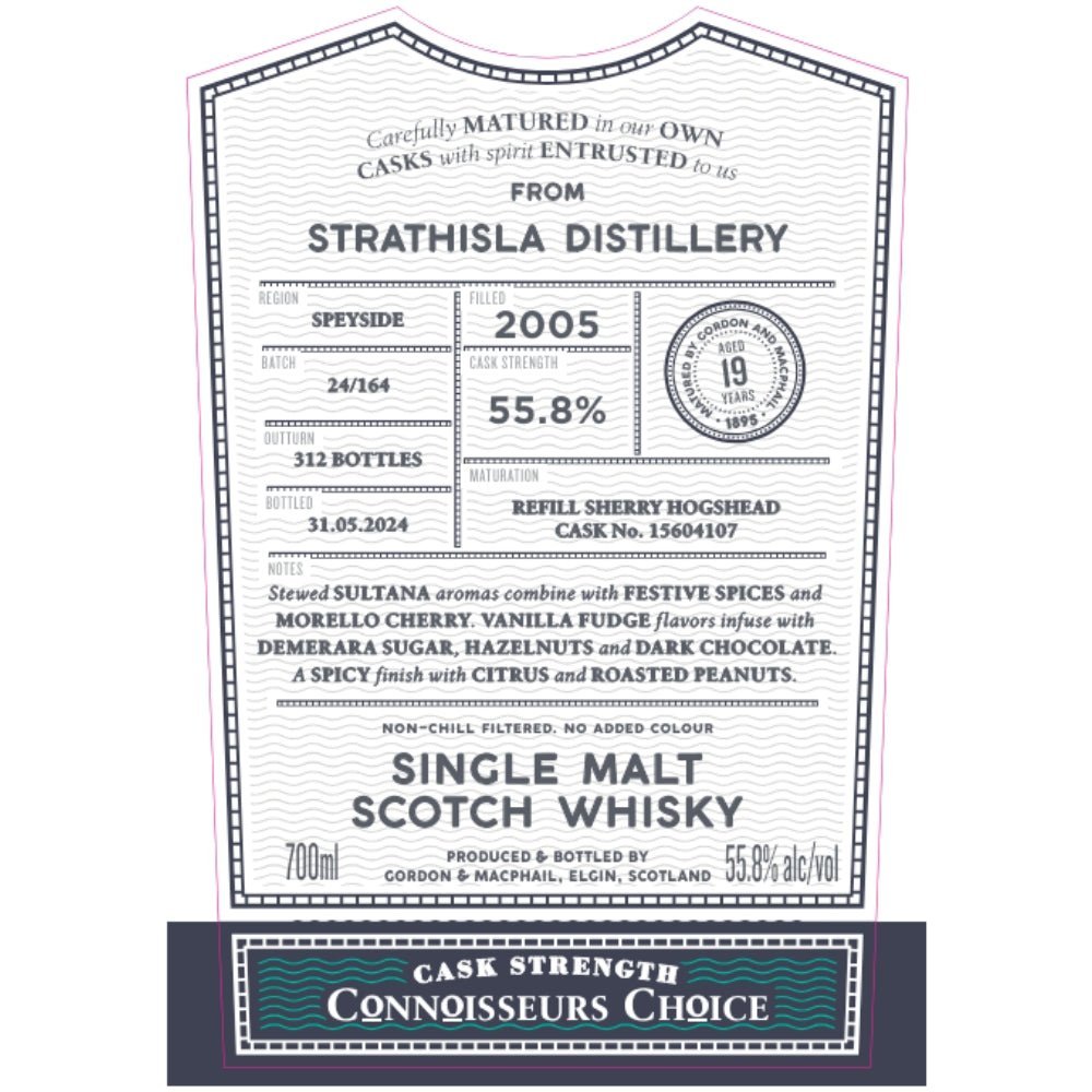 Gordon & Macphail 2005 Strathisla 19 Year Old Scotch Gordon & Macphail   