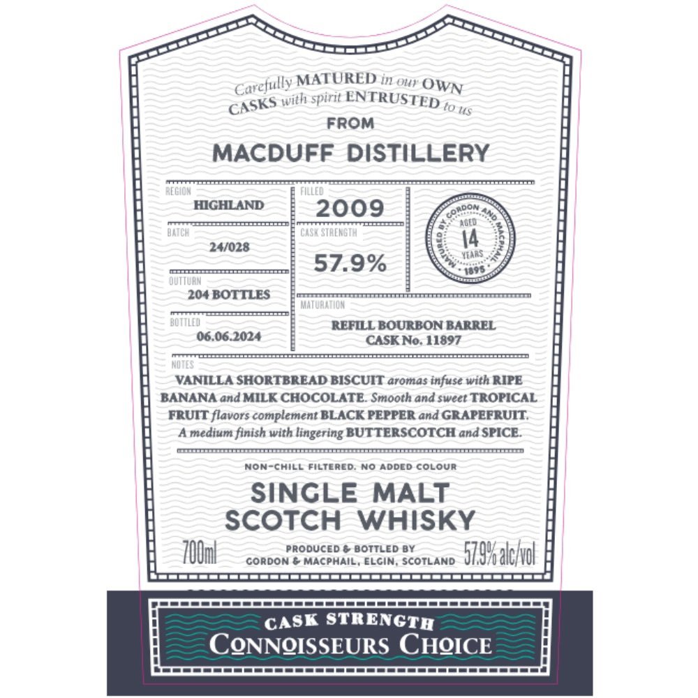 Gordon & Macphail 2009 Macduff 14 Year Old Scotch Gordon & Macphail   