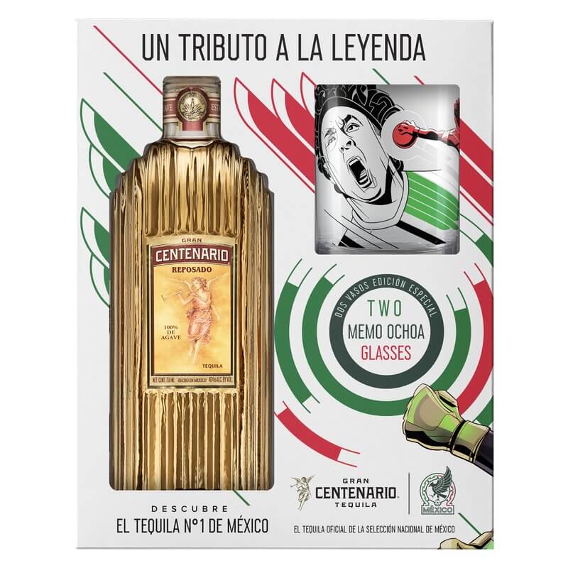 Gran Centenario Reposadowith 2 Glasses Giftset 750ml  Gran Centenario   