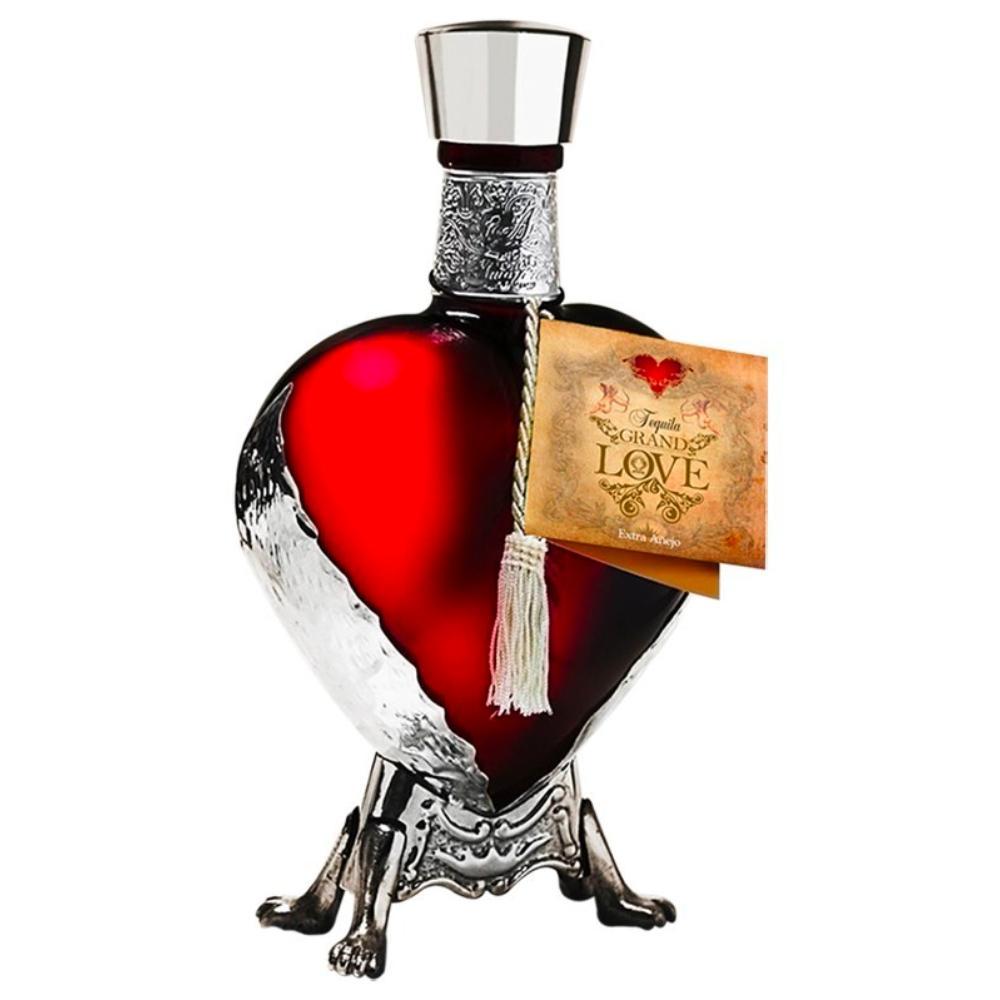 Grand Love Red Heart Extra Anejo Tequila Tequila Grand Love   