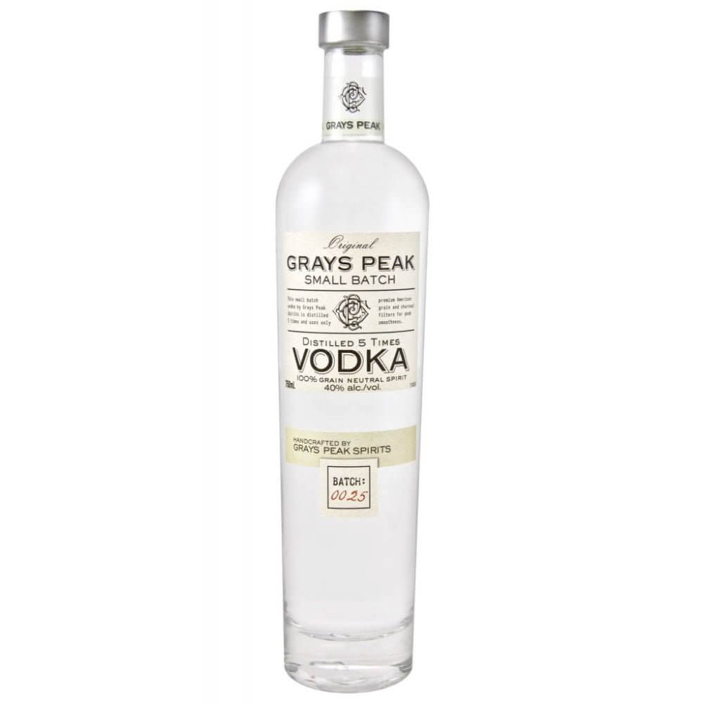 Grays Peak Vodka Vodka Grays Peak