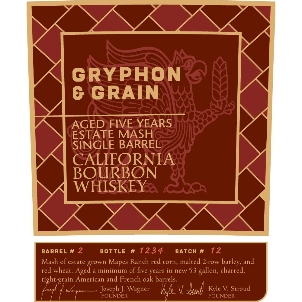 Gryphon & Grain Bourbon Whiskey Batch #12 Bourbon Gryphon & Grain   