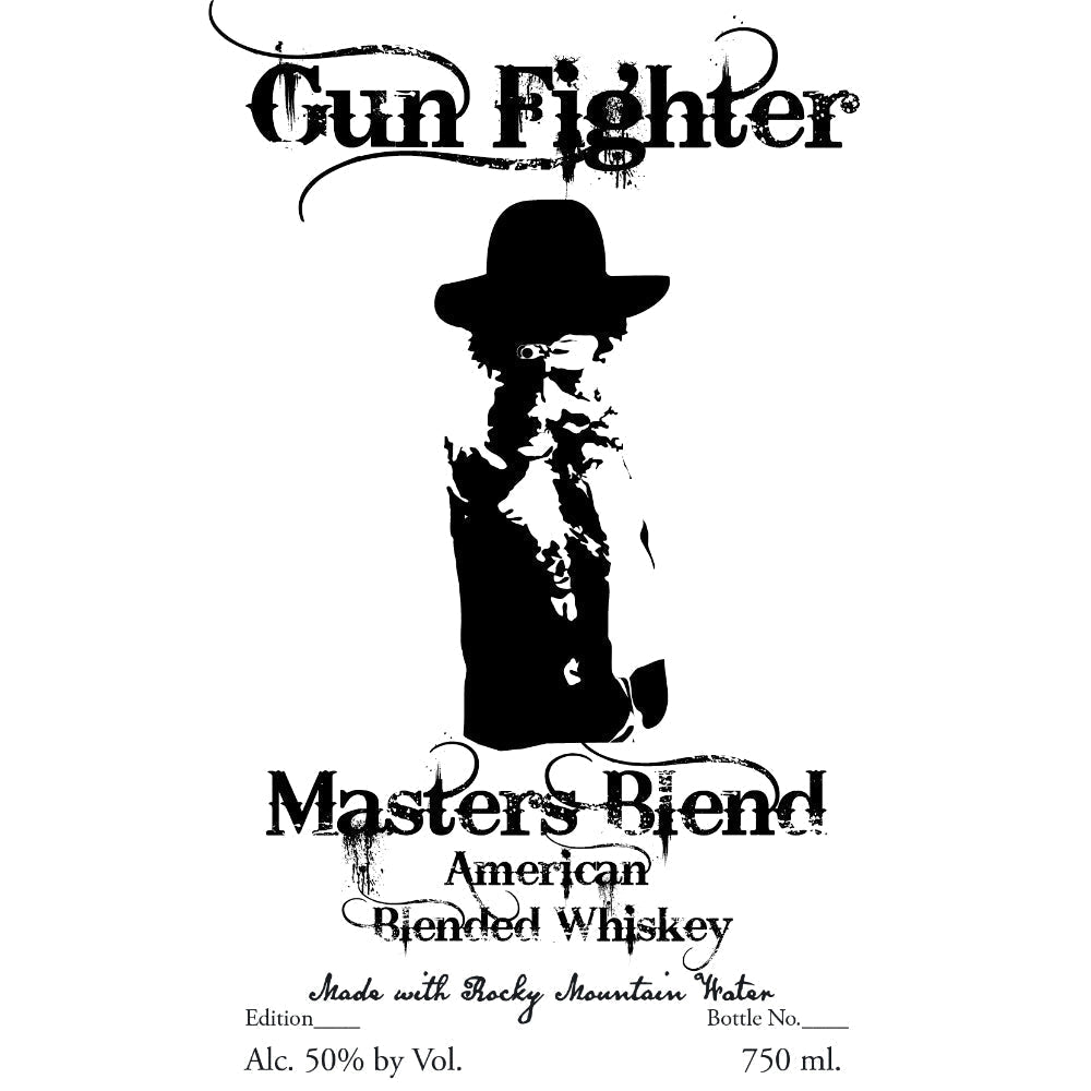 Gun Fighter Masters Blend American Blended Whiskey American Whiskey Gun Fighter   