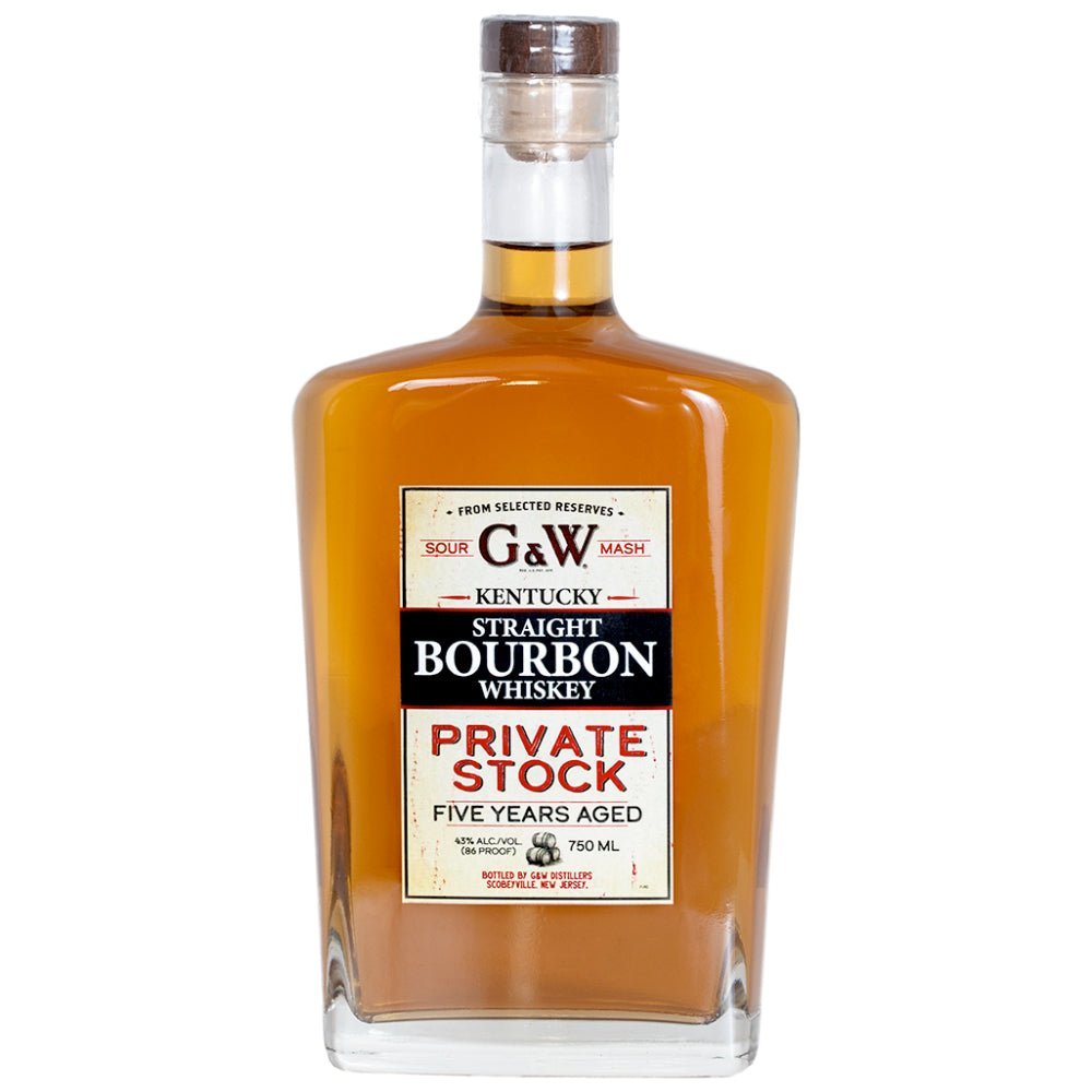 G&W 5 Year Old Private Stock Bourbon Bourbon G&W Distillers   