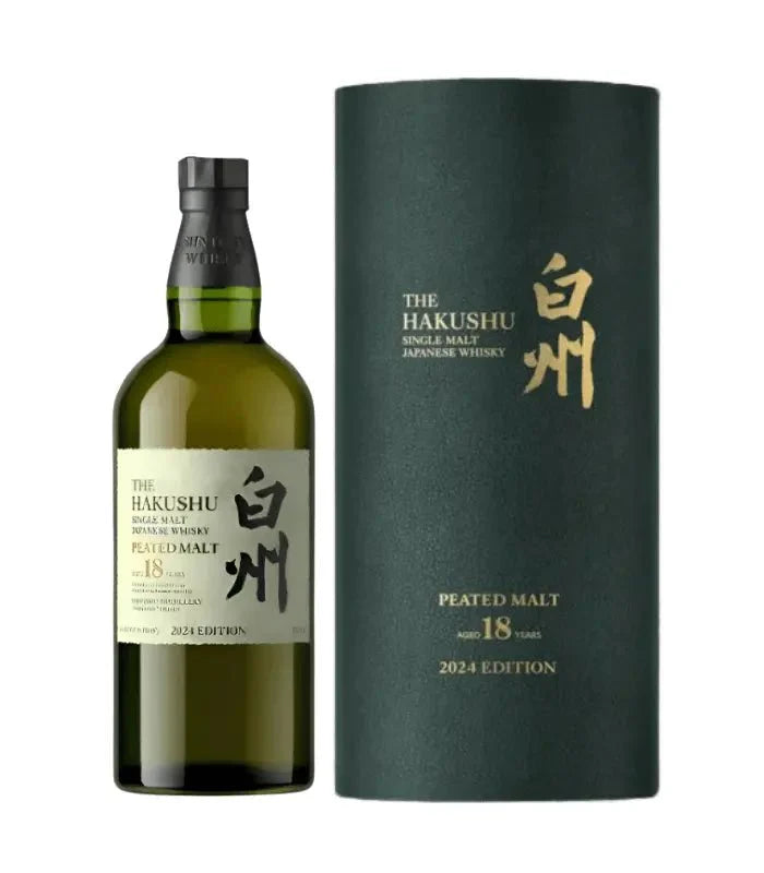 Hakushu 18 Year Old Peated Malt Japanese Whisky 2024 Edition 700mL Japanese Hakushu   