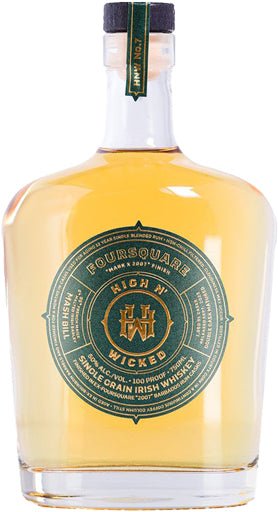 High n' Wicked Foursquare Single Grain Irish Whiskey 750ml WHISKEY High N’ Wicked   