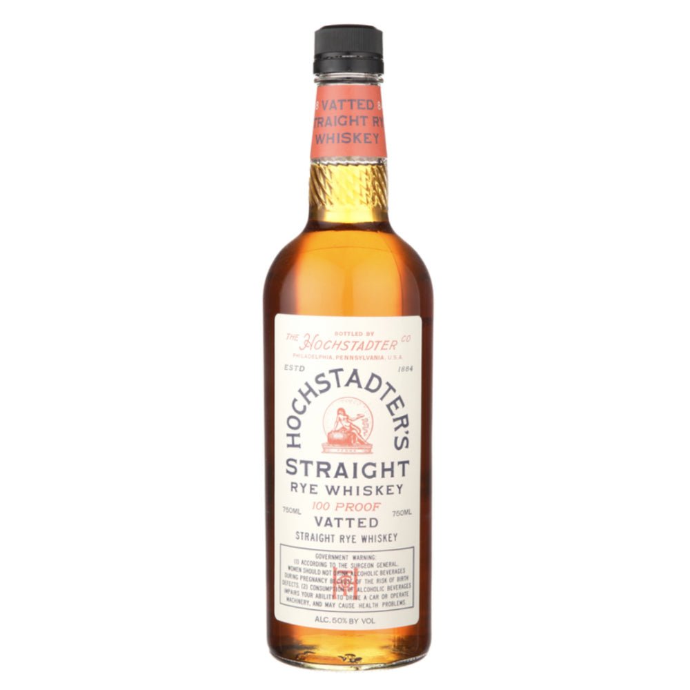 Hochstadter's Straight Rye Whiskey Vatted Rye Whiskey Hochstadter's   