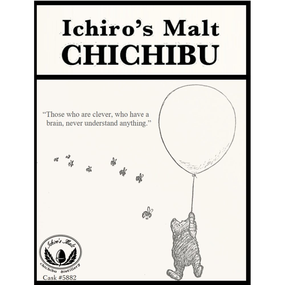 Ichiro’s Malt Chichibu Cask #5882 - Winnie the Pooh Edition Japanese Whisky Chichibu Distillery   