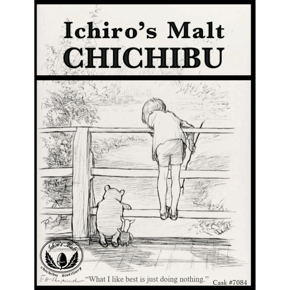 Ichiro’s Malt Chichibu Cask #7084 - Winnie the Pooh Edition Japanese Whisky Chichibu Distillery   