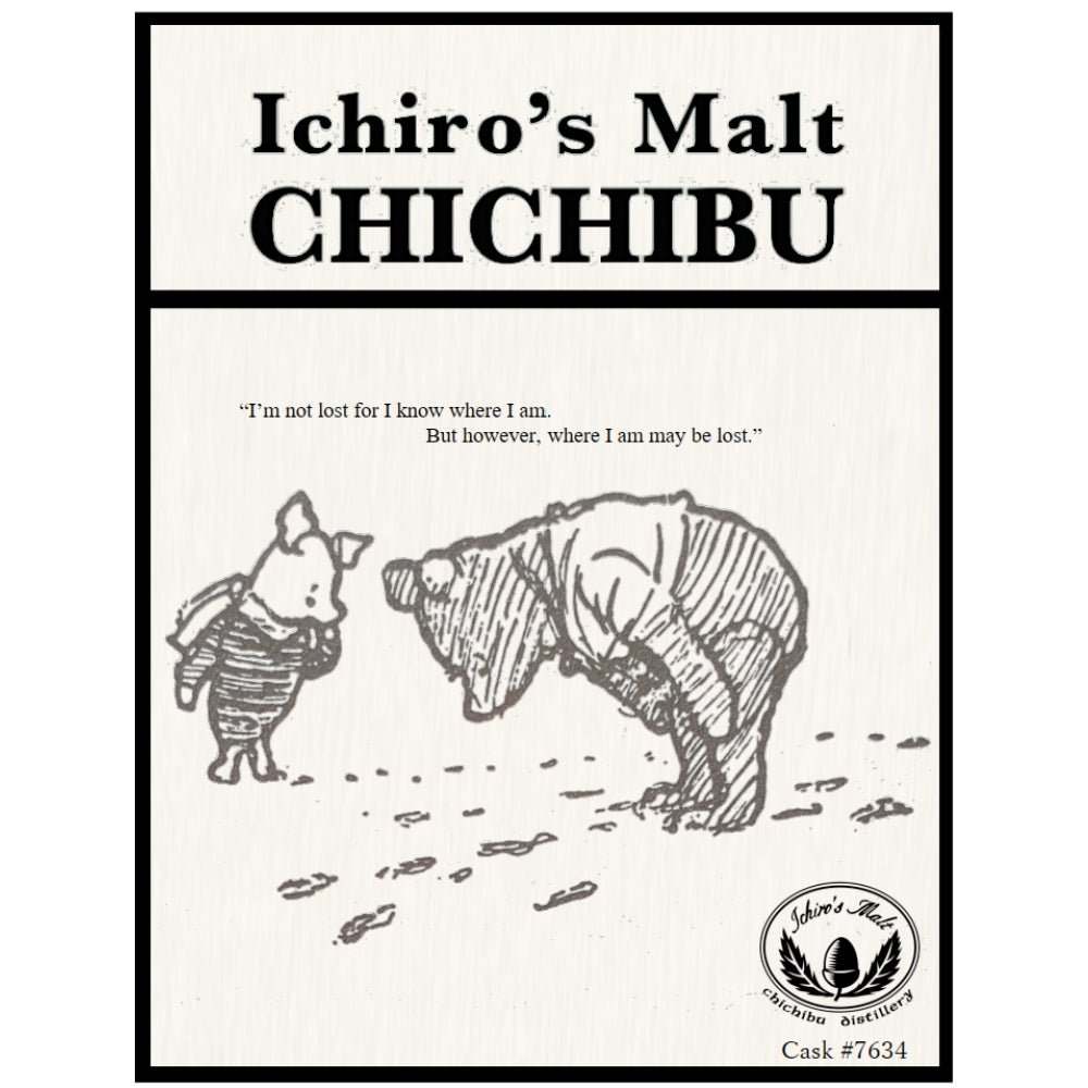 Ichiro’s Malt Chichibu Cask #7634 - Winnie the Pooh Edition Japanese Whisky Chichibu Distillery   