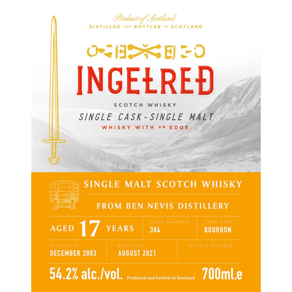 Ingelred Ben Nevis #384 Scotch Ingelred Whisky