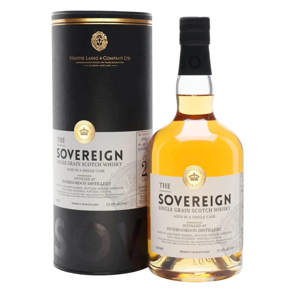 Invergordon 1997 24 Year Old The Sovereign Single Grain Scotch Scotch Hunter Laing   