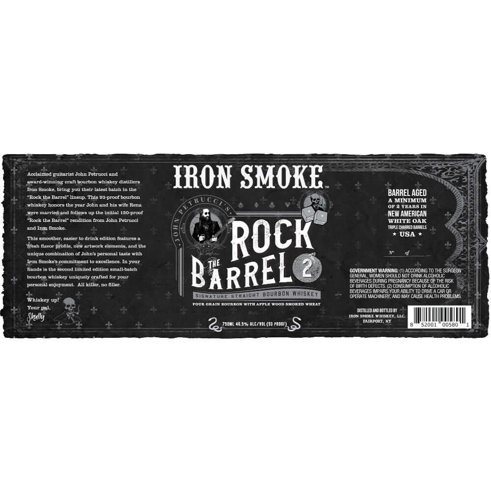 Iron Smoke Rock The Barrel Bourbon 2 By John Petrucci Bourbon Iron Smoke