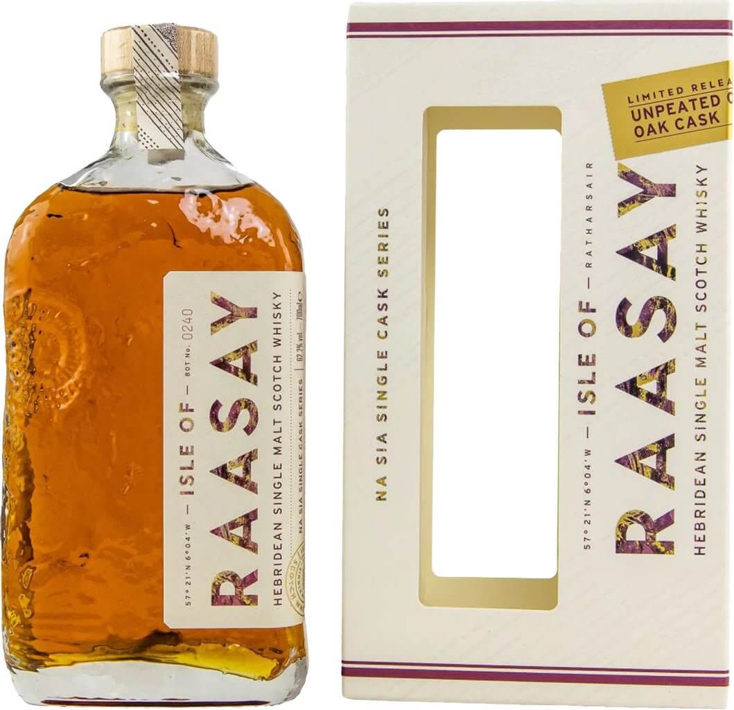 Isle of Raasay Unpeated Chinkapin Oak Cask Hebridean Single Malt Scotch Whisky 700ml WHISKEY Raasay Distillery   