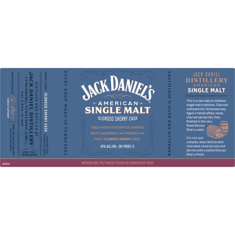 Jack Daniel’s American Single Malt Oloroso Sherry Cask Single Malt Whiskey Jack Daniel's   