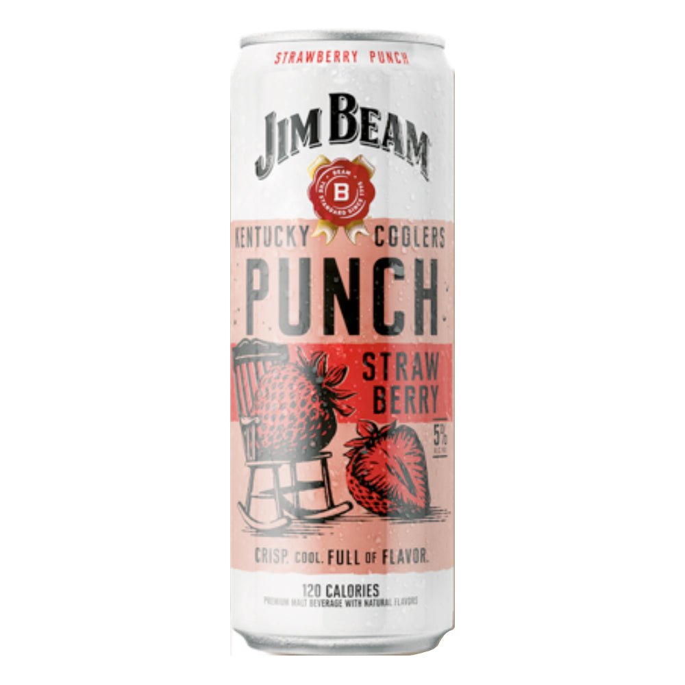 Jim Beam Kentucky Coolers Strawberry Punch Ready-To-Drink Cocktails Jim Beam   