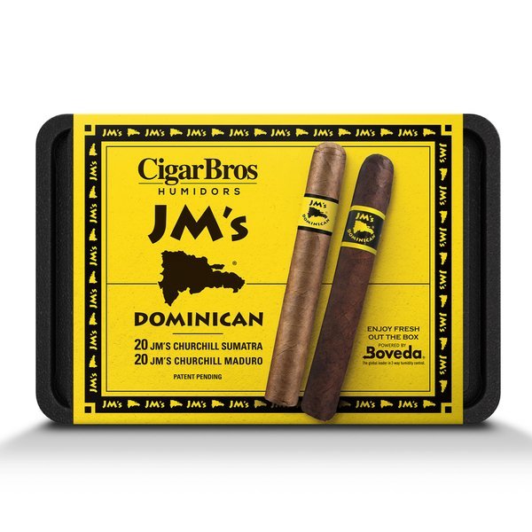 JM's 40 Premium Cigars Set + Personal Humidor by CigarBros  CigarBros   