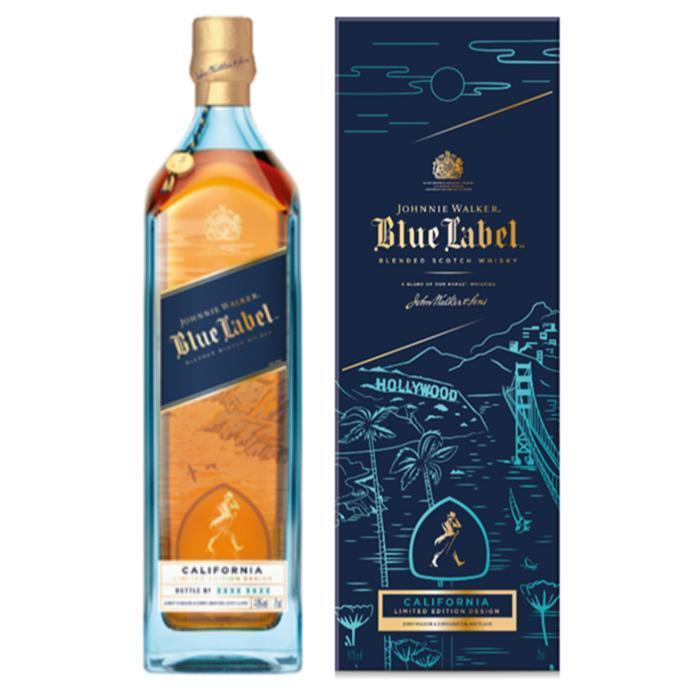 Johnnie Walker Blue Label California Limited Edition Design 2021 Scotch Johnnie Walker