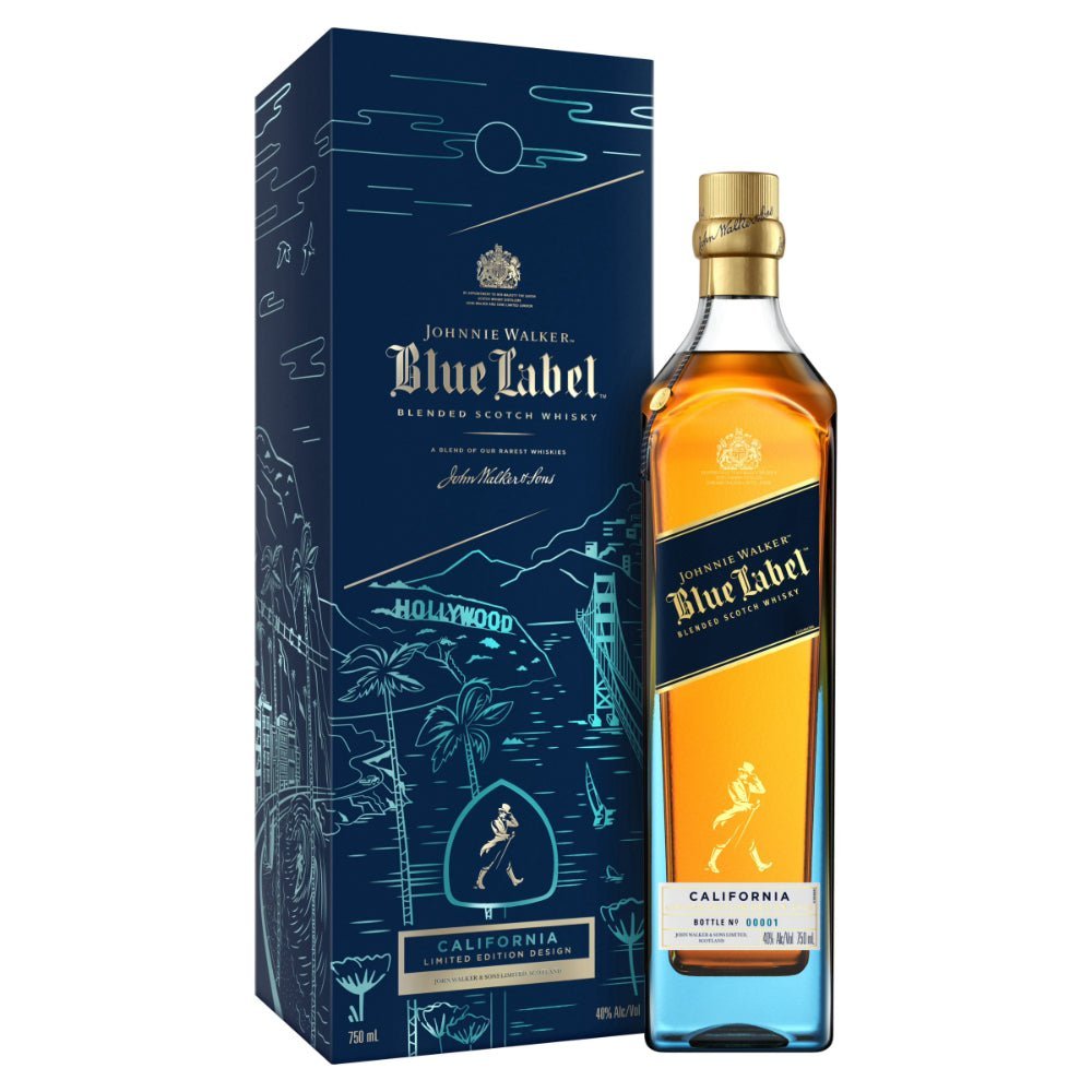 Johnnie Walker Blue Label California Limited Edition Design 2022 Scotch Johnnie Walker   