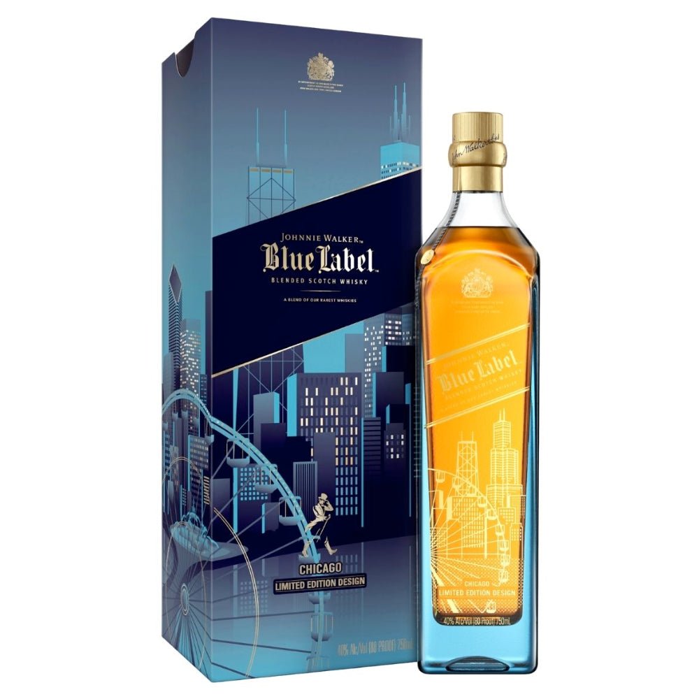 Johnnie Walker Blue Label Chicago Limited Edition Scotch Johnnie Walker   