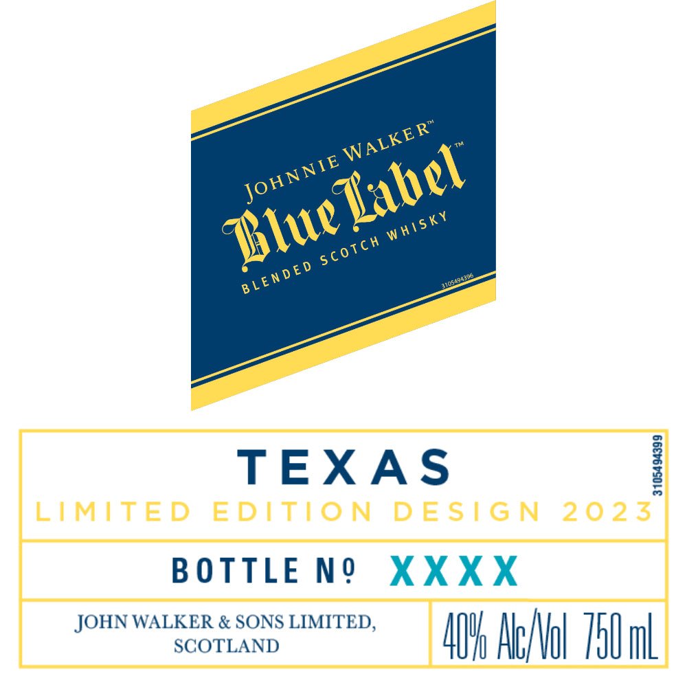 Johnnie Walker Blue Label Texas Limited Edition Design 2023 Scotch Johnnie Walker   