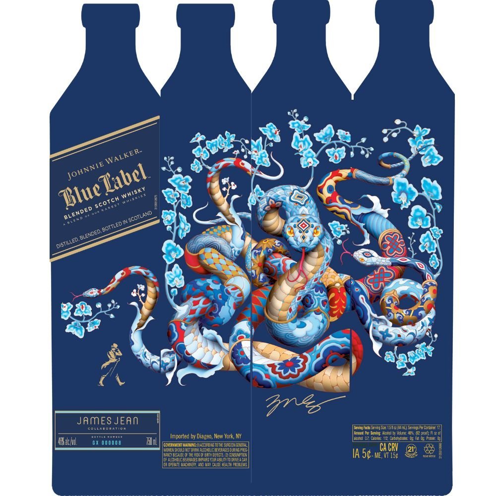 Johnnie Walker Blue Label Year of the Snake by James Jean 750mL (Pre-Order) Scotch JOHNNIE WALKER   