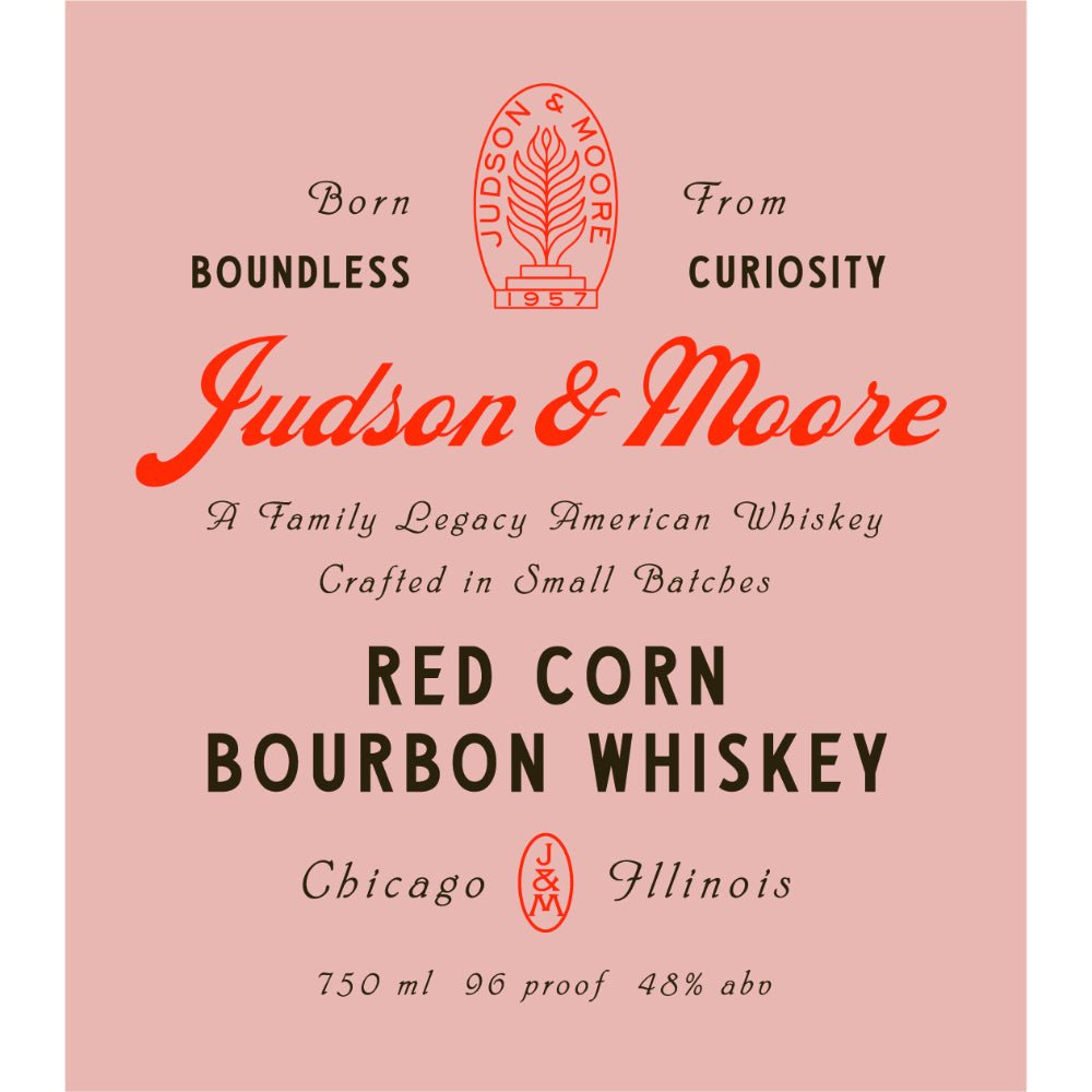 Judson & Moore Red Corn Bourbon Bourbon Judson & Moore Distillery