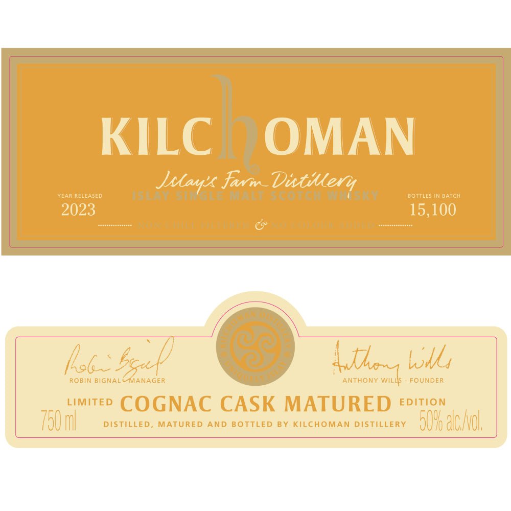 Kilchoman Cognac Cask Matured 2023 Edition Scotch Kilchoman   