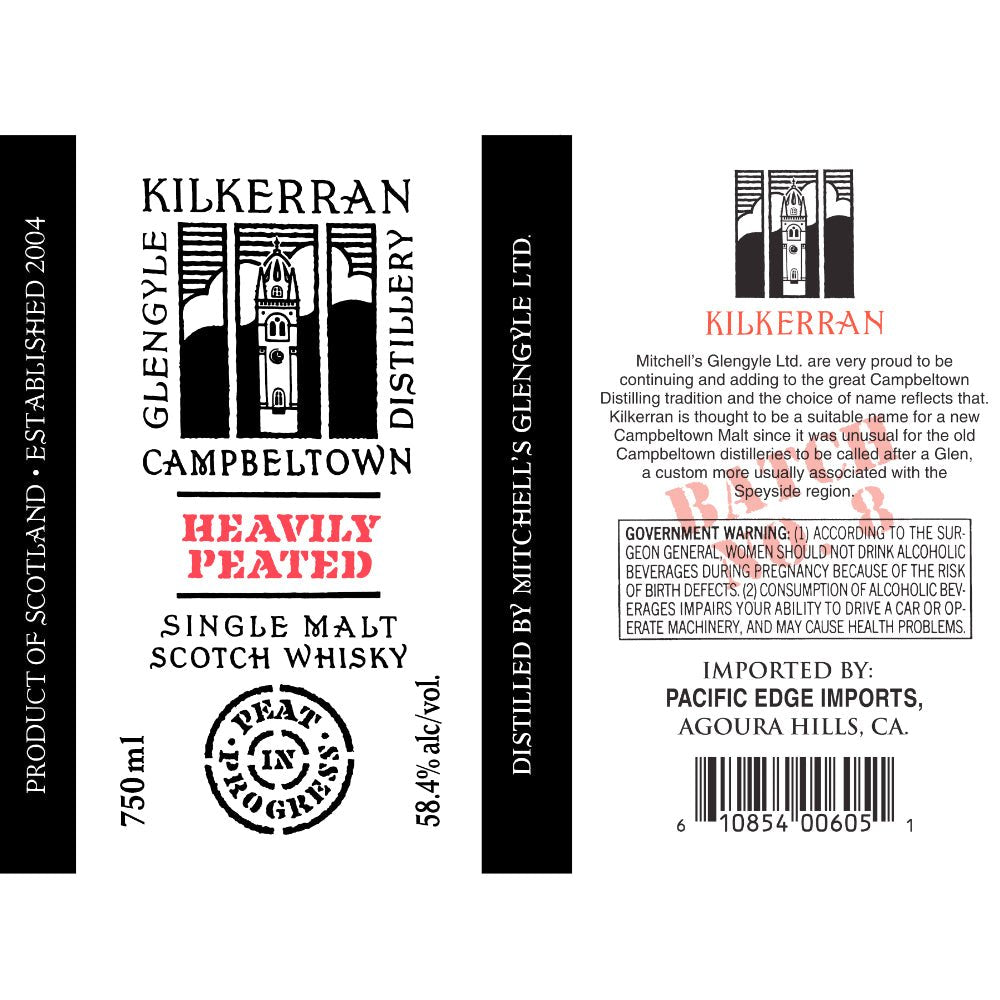 Kilkerran Heavily Peated Batch No. 8 Scotch Kilkerran   