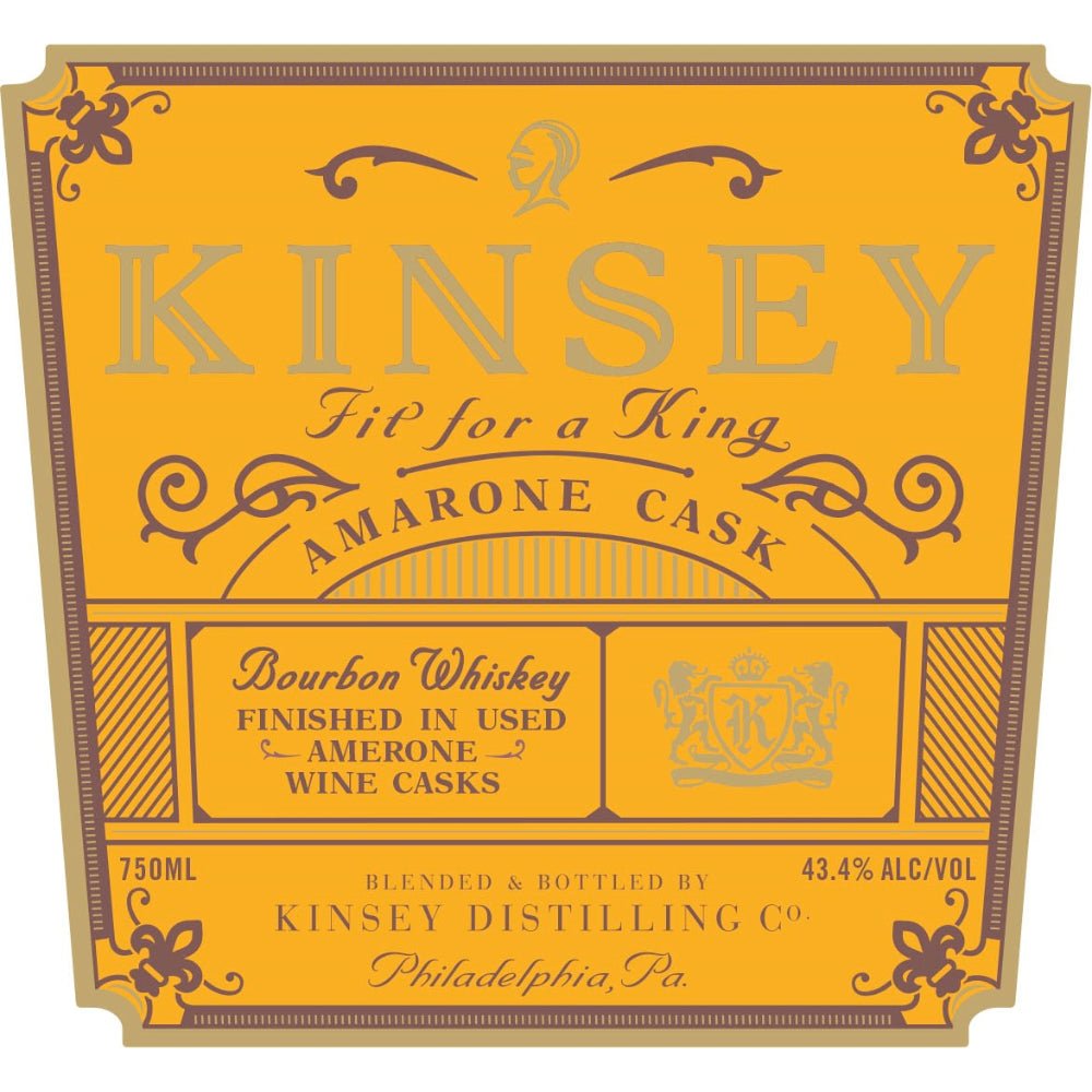 Kinsey Bourbon Finished in Amarone Casks Bourbon New Liberty Distillery