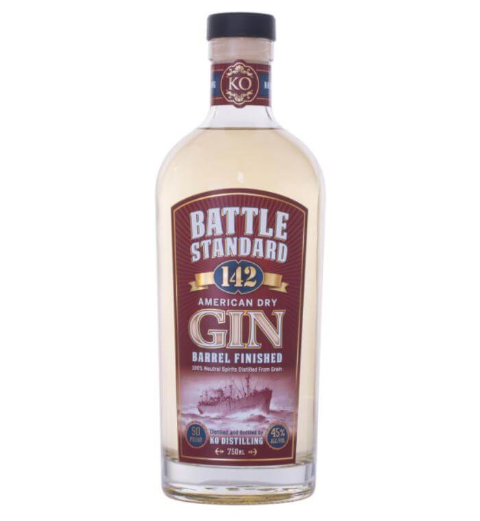 KO Distilling Battle Standard 142 Gin Barrel Finished Gin KO Distilling