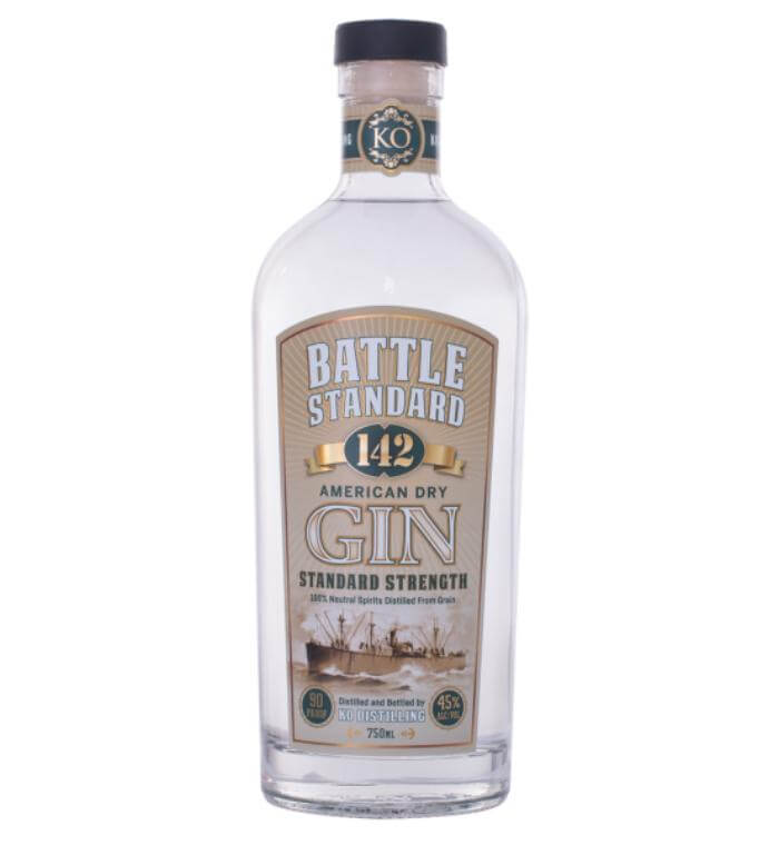 KO Distilling Battle Standard 142 Gin Standard Strength Gin KO Distilling